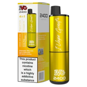YELLOW EDITION IVG 2400 DISPOSABLE DEVICE