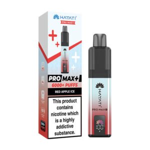 Hayati Pro Max+ 6000 Puffs Prefilled Pod Kit - Red Apple Ice