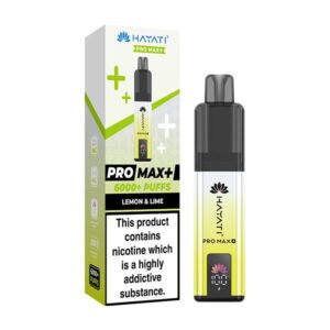 Hayati Pro Max+ 6000 Puffs Prefilled Pod Kit - Lemon Lime