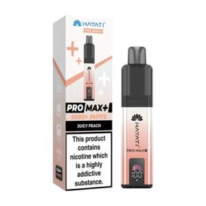 Hayati Pro Max+ 6000 Puffs Prefilled Pod Kit - Juicy Peach