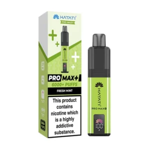 Hayati Pro Max+ 6000 Puffs Prefilled Pod Kit - Fresh Mint