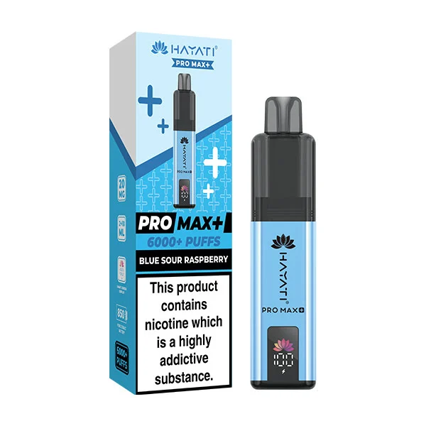 Hayati Pro Max+ 6000 Puffs Prefilled Pod Kit - Blue Sour Raspberry