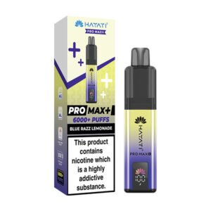 Hayati Pro Max+ 6000 Puffs Prefilled Pod Kit - Blue Razz Lemonade