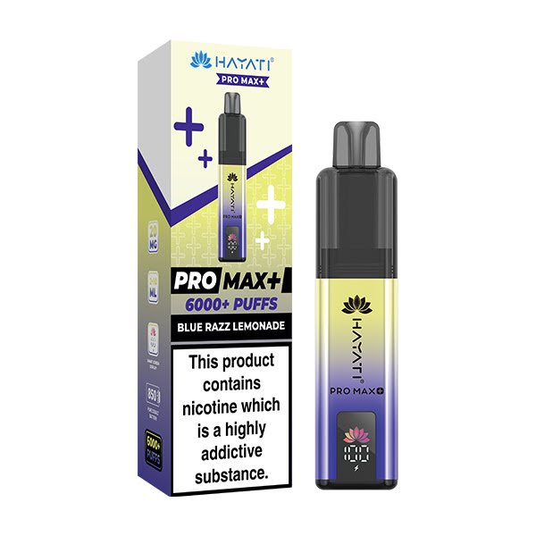 Hayati Pro Max+ 6000 Puffs Prefilled Pod Kit - Blue Razz Lemonade