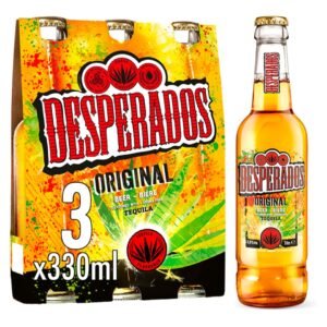 Desperados Tequila Flavoured Lager Beer Bottle 3x330ml