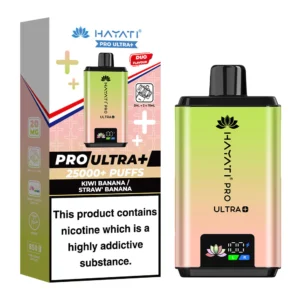 Hayati Pro Ultra+ 25000 Puffs Kiwi Banana & Straw Banana Prefilled Pod Kit