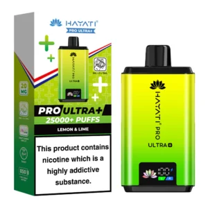 Hayati Pro Ultra+ 25000 Puffs Lemon Lime Prefilled Pod Kit
