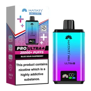 Hayati Pro Ultra+ 25000 Puffs Blue Sour Raspberry Prefilled Pod Kit
