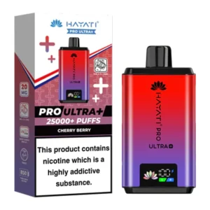 Hayati Pro Ultra+ 25000 Puffs Cherry Berry Prefilled Pod Kit