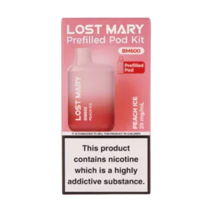 Lost Mary BM600 Pre-Filled Pod Kit - Peach Ice