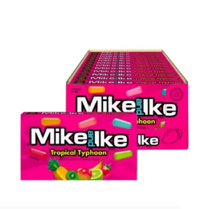 Mike and Ike Tropical Typhoon Chewy Candy 120g (Exotic American Sweets)