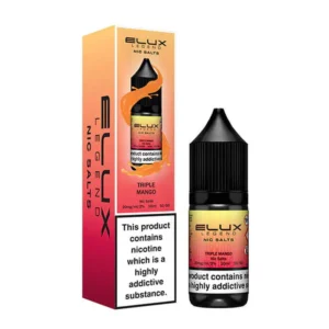 Elux Triple Mango Nic Salt e-liquid bottle