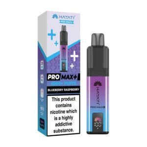 Hayati Pro Max+ 6000 Puffs Prefilled Pod Kit - Blueberry Raspberry